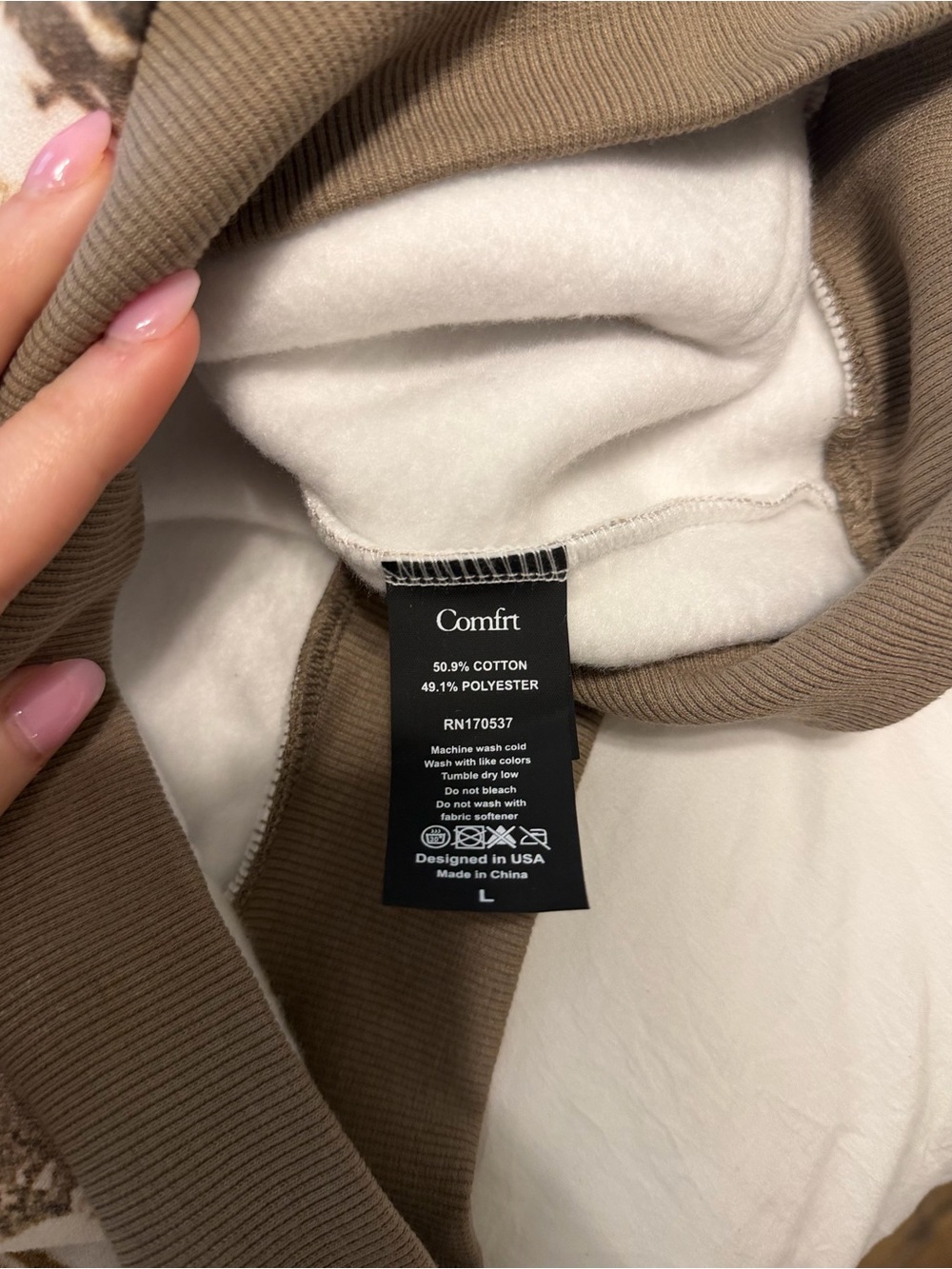 Comfrt Camo Hoodie - Picture 6 of 6